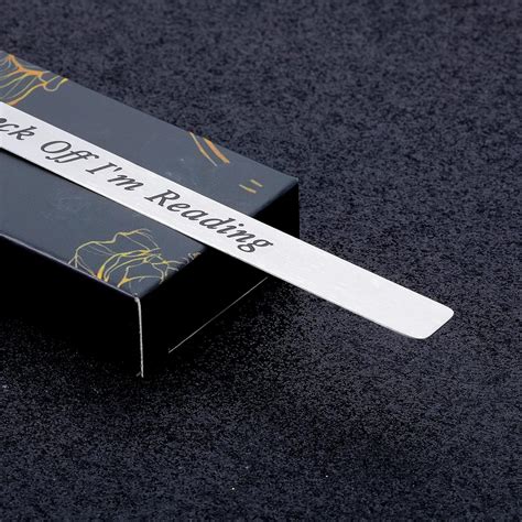 Buy Bookmarks for Book Lovers Fuk Off I'm Reading Funny Reader Gifts ...