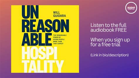 Unreasonable Hospitality Audiobook Summary Will Guidara on Vimeo