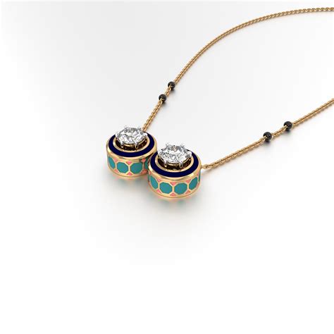 Aaliyah Together Forever Solitaire Mangalsutra Medium