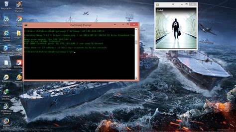 Nmap Windows CMD 的图像结果