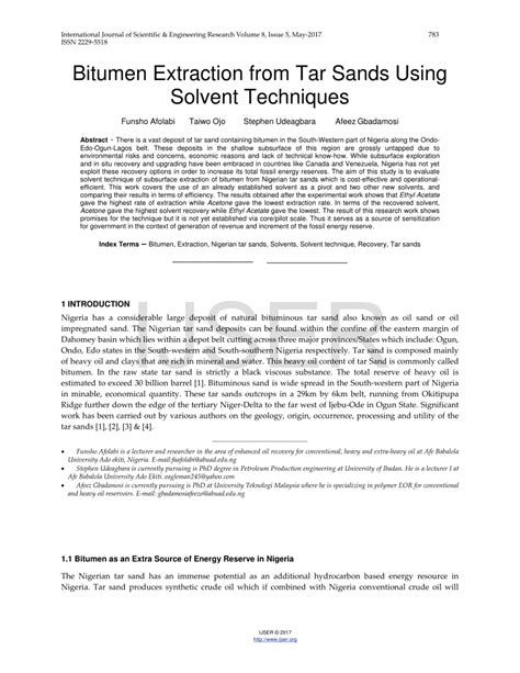 Bitumen Extraction 的图像结果