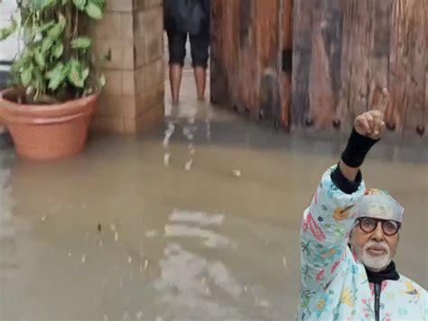 Amitabh Bachchan's bungalow Prateeksha waterlogged after heavy rains ...