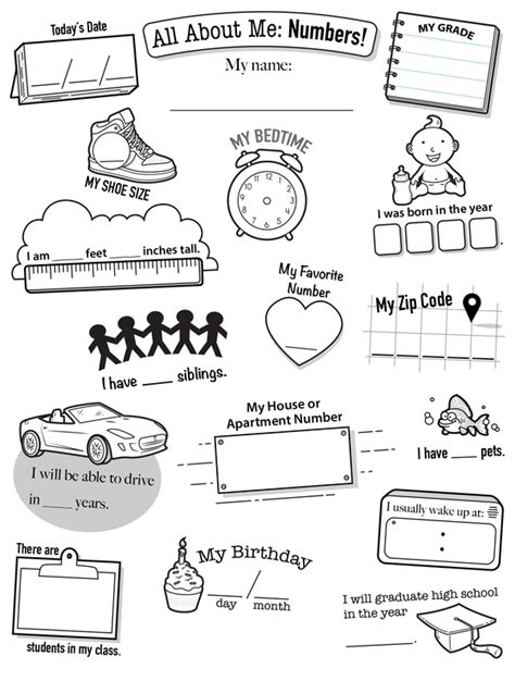 Math About.me Worksheet 的图像结果