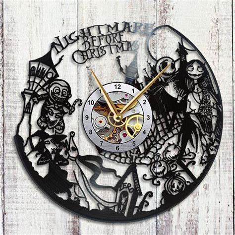 Jack Skellington & Sally Nightmare Before Christmas Vinyl Record Wall ...