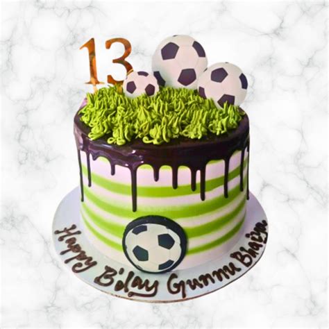 Chocolate Drip Football Cake – legateaucakes
