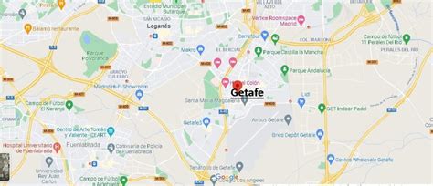 ¿Dónde está Getafe? Mapa Getafe - ¿Dónde está la ciudad?
