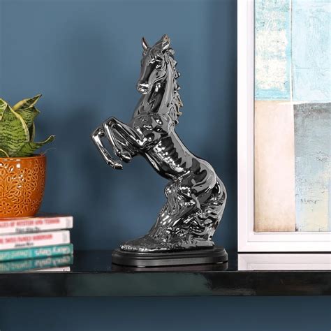 Buy Silver Galloping Horse from Home Centre at just INR 2495.0