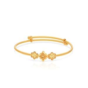 Buy Malabar Gold & Diamonds 22K Yellow Gold Bangle/Kada for Kids | 22kt ...