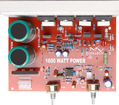 M V COLLECTION 1600 WATT SUBWOOFER BOARD WITH INBUILT LOW PASS FILTER ...