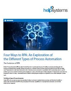 Types of Process Automation 的图像结果