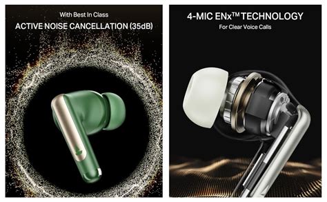 boAt Airdopes 141 Elite ANC (2025), ANC(~35dB), 4Mics ENx Tech, 42H ...