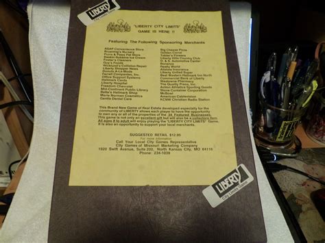 Liberty City Limits Board Game – Juniors Variety Store