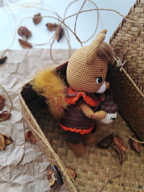 English Pattern, Squirrel, Ardilla, Crochet Squirrel, Amigurumi ...