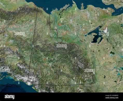 Yukon, territory of Canada. High resolution satellite map Stock Photo - Alamy