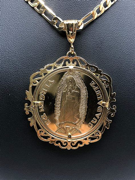 Gold Plated Saint Jude Pendant Necklace Chain San Judas Tadeo Jewelry ...