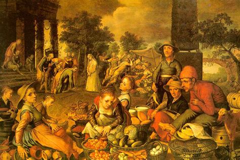 Market Scene With Christ And The Adulteress – Wall Decor Company
