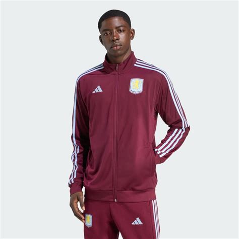 adidas Aston Villa FC DNA Track Top - Burgundy | Free Shipping with ...