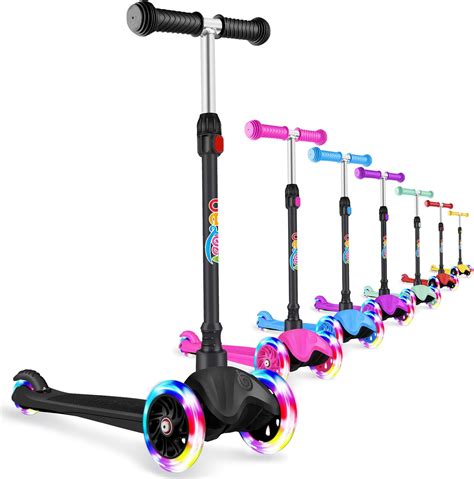 Amazon.com : BELEEV A1 Scooter for Kids Ages 2-6, 3 Wheel Scooter for ...
