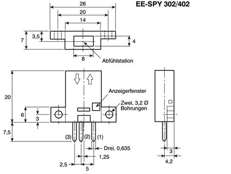 EE-SPY302 Omron | Omron Retroreflective Photoelectric Sensor, Block ...