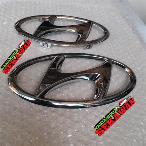 Jual LOGO DEPAN BELAKANG HYUNDAI CRETA STARGEZER BLACK CHROME - Kota ...