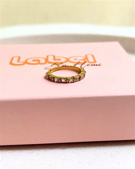 Rectangle stone Ring – Label By Hemi