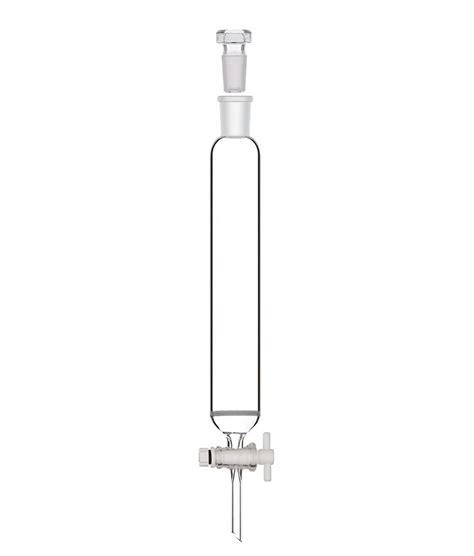 ABGIL BOROSILICATE GLASS CHROMATOGRAPHY COLUMN WITH SINTERED DISC AND ...