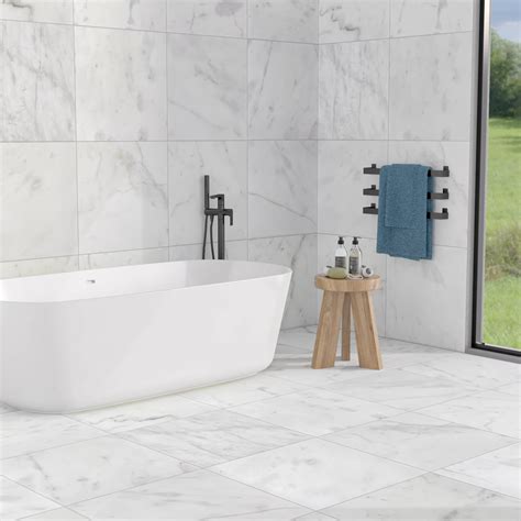 White Marble Tile Bathroom HOW TO CREATE YOUR DREAM BATHROOM WITH