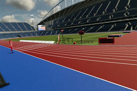 Athletics Stadium and Tracks | 3D Urban | Unity Asset Store