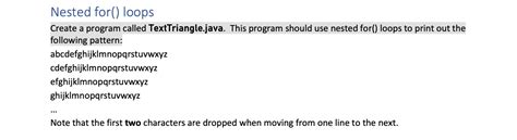 Image result for Nested Loop Triangle Java