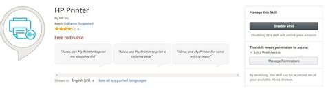 Amazon HP Printer Skill 的图像结果