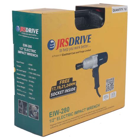 Buy Eastman Electric Impact Wrench 450 W EIW-280 Online at Bestomart ...