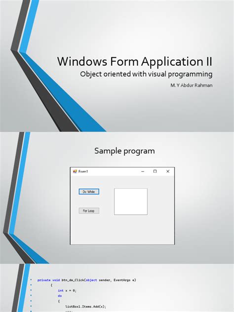 Image result for Creating No Code Windows Form Application