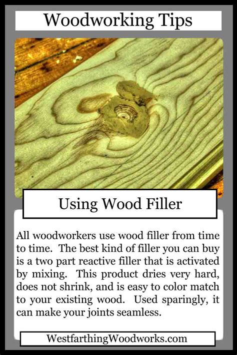 Image result for Using Wood Filler Correctly