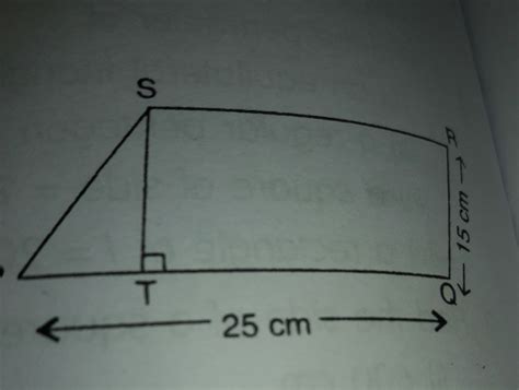 in the adjacent figure pqrs is a parallelogram in which PQ equal to 25 ...