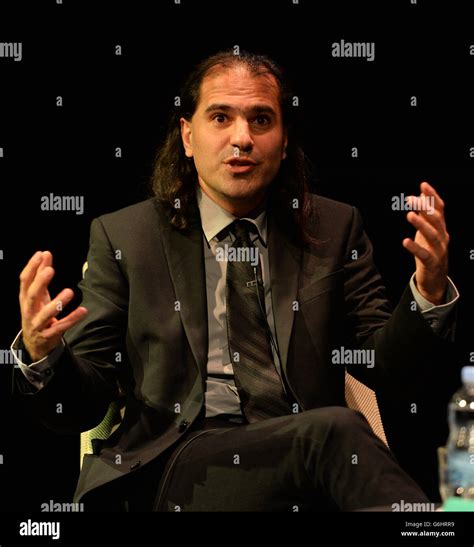 Theoretical Physicist Nima Arkani-Hamed during a talk at the Science ...
