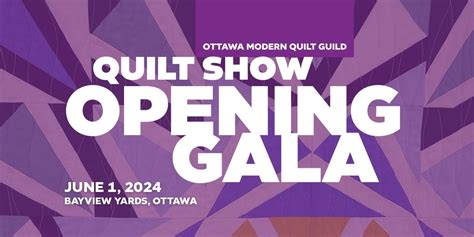 Opening Gala - Ottawa Modern Quilt Gallery, 7 Bayview Station Rd ...