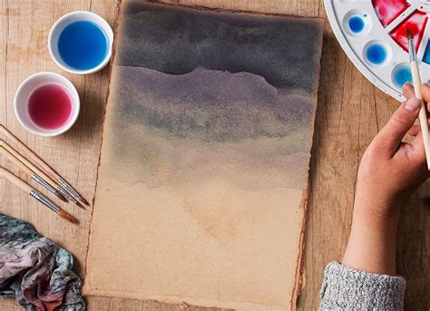 Pzyvelines- 50 Sheets of Watercolor Paper of 150 GSM - Virgin Cotton ...