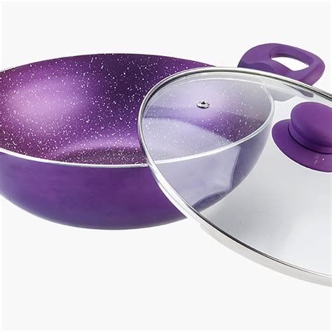 Buy WONDERCHEF Orchid Wok with Lid - 24 cm from Wonderchef at just INR ...