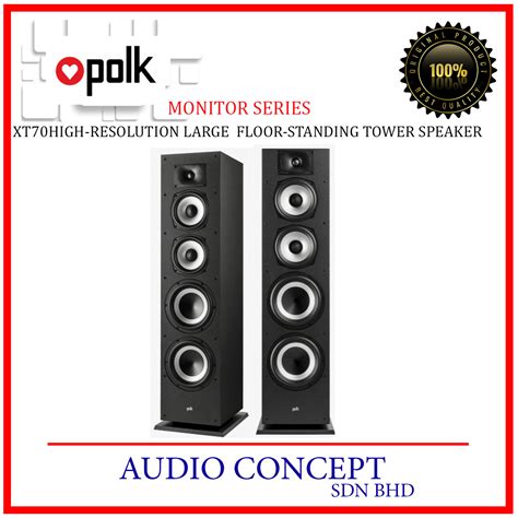 Polk Audio Monitor XT70 High-Resolution Large Floor-Standing Tower ...