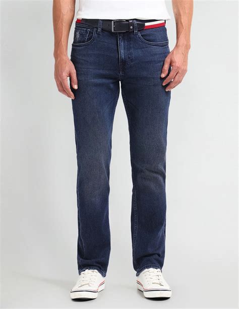 Harold Slim Straight Fit Blue Jeans – U.S. Polo Assn. India