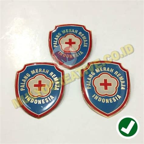 Jual Emblem Pin PMR Indonesia Biru - Pin Palang Merah Remaja Bentuk ...
