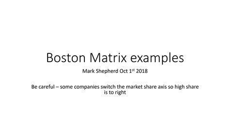 Image result for Boston Matrix Tutor2u