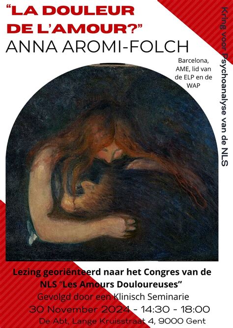 " La douleur de lamour ? " Lezing door Anna Aromi-Folch, De Abt, Lange ...