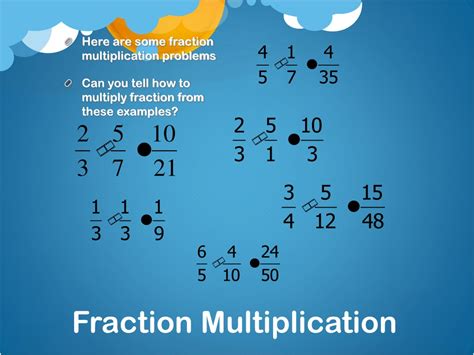 Image result for Fraction Multiplication Examples