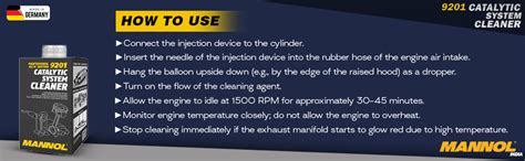 MANNOL 9201 Catalytic System Cleaner | Exhaust system cleaner | Cleans ...
