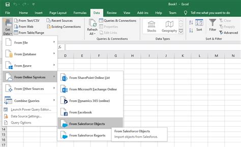 How to Export Salesforce to Excel 的图像结果