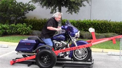 Image result for Ground Level Loading Motorcycle Trailer
