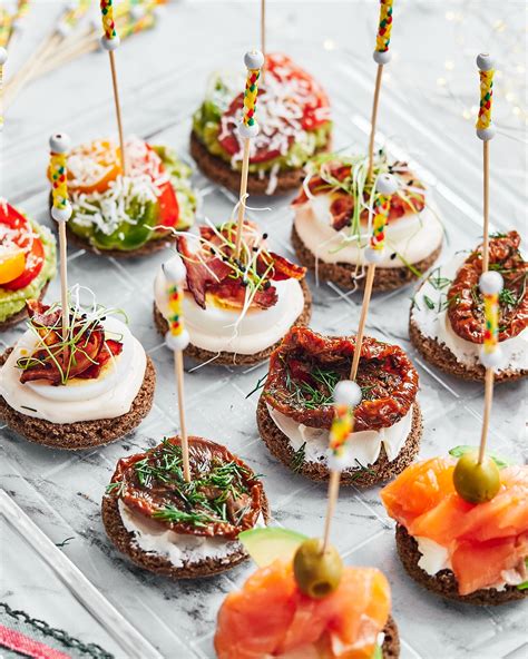 Easy & Elegant Canapés Recipe [VIDEO] - Delice Recipes