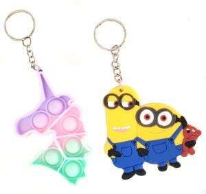 ShopTalk Minion Kevin & stuart With multi design Assorted Popit Key ...
