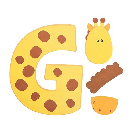 Printable Giraffe Craft Template